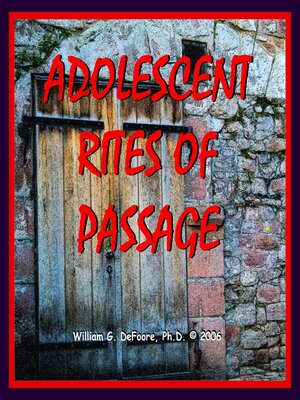 cover image of Adolescent Rites of Passage